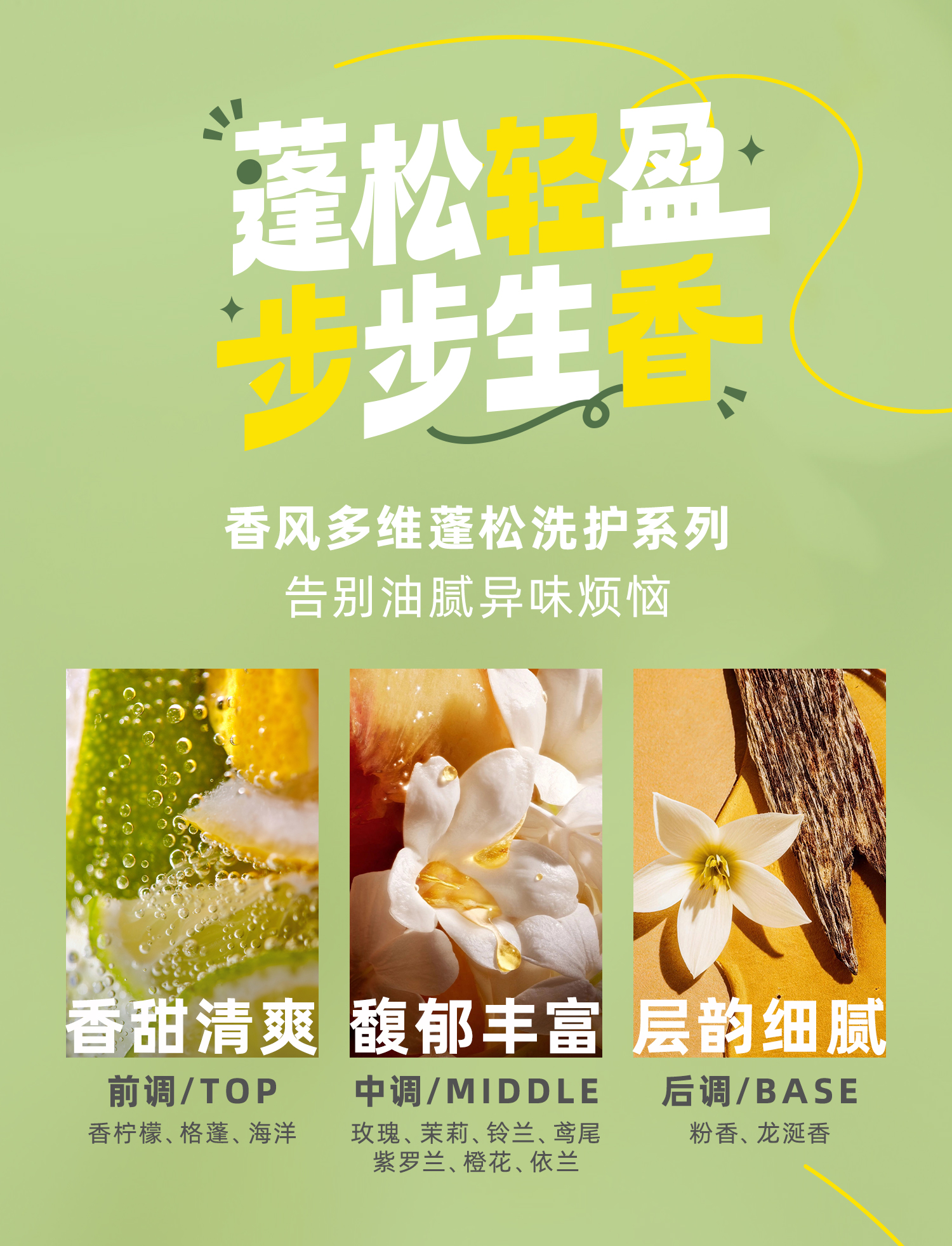 春启蓬松力，为发丝注入轻盈底气